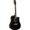 chitarra acustica elettrica eko ranger6cw-eq nero [ranger6cw-eq-blk]