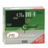 Confezione dvd-r intenso 4,7gb slimcase printable inkjet 16x