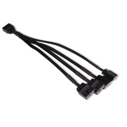cavo alphacool splitter y argb 3pin 4x 3pin 15cm nero