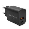 alimentatore da rete qoltec gan power pro 1xusb-c/1xusb/30w/5-20v/1.5-3a