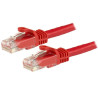 cavo patch startech.com u/utp cat6 1.5m rosso [n6patc150cmrd]