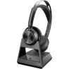 cuffie hp poly vfocus2-m wireless/bluetooth nero [77y90aa]