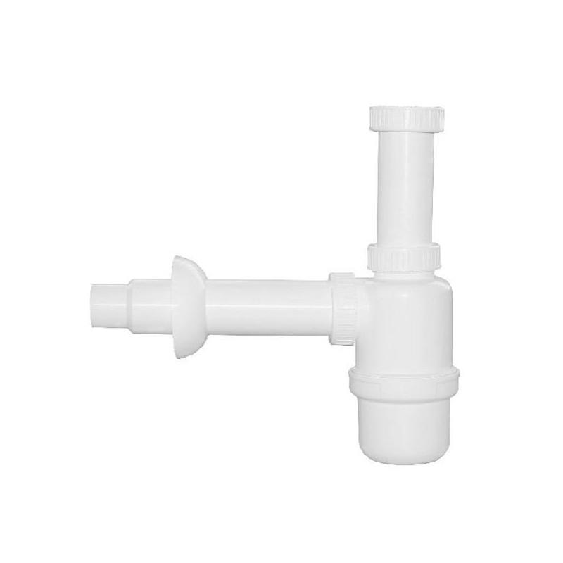 sifone lavelli bottiglia maryplast 1 via pp in polipropilene bianco