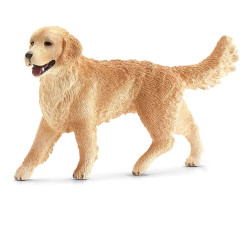 figure schleich farm world golden retriever femmina multicolore [16395]