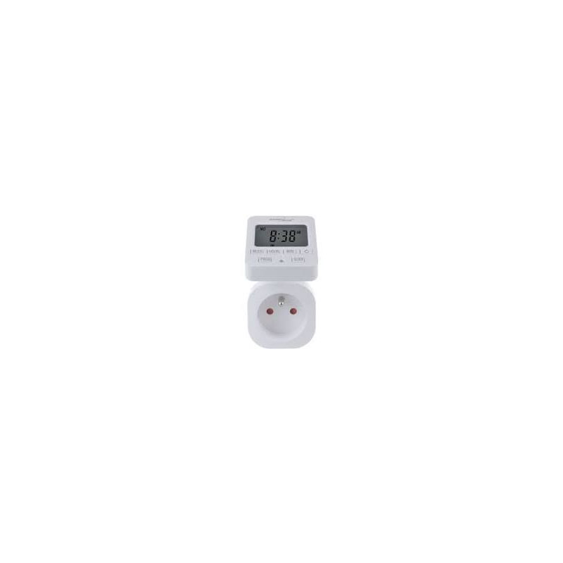 timer digitale greenblue gb605 e 16a 3680w ip20 bianco [qugeemegrgb605e]