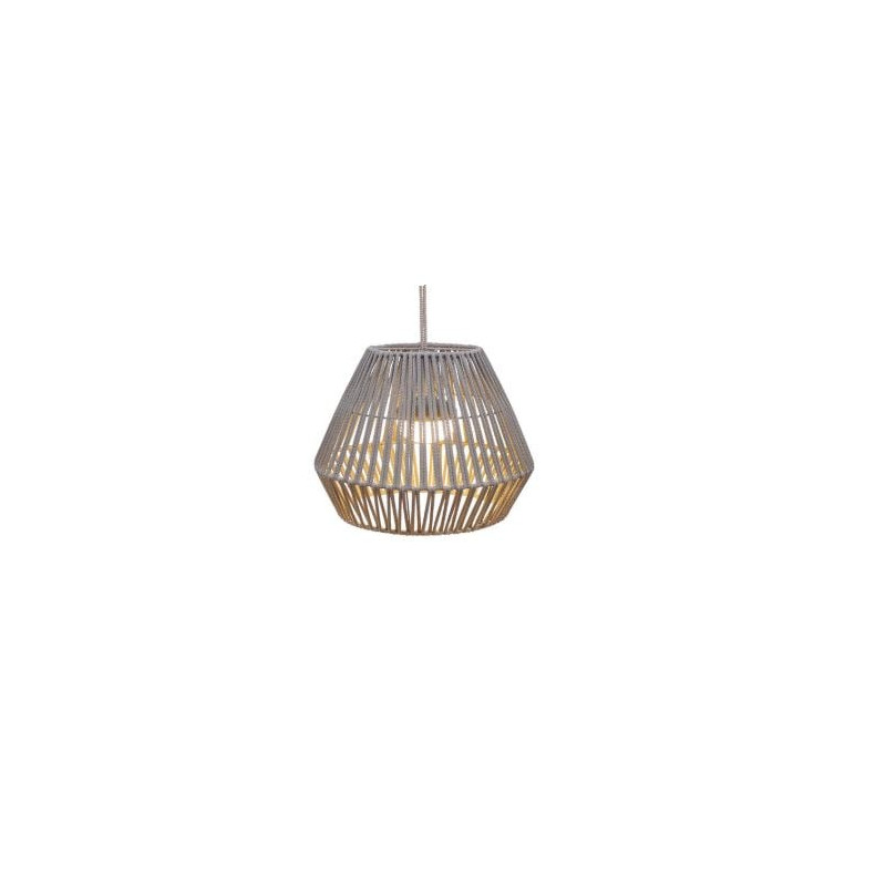 lampada a sospensione newgarden be happy/conta esterno/senza fili/900lm/3000k/9w/ip54/grigio