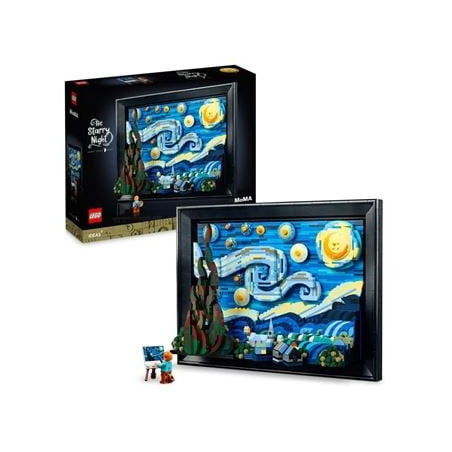 lego ideas 21333 vincent van gogh - la notte stellata kit in