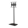supporto monitor b-tech bt8572 da oavimento per uno schermo fino