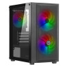 case nuwo blitz r26 mini-tower atx nero [cs0322pw-r26k537]
