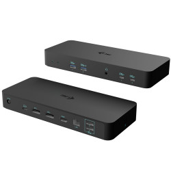 docking station i-tec c31intgtri4kdocpdit per 3 monitor usb nero