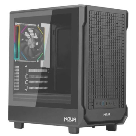 case noua fobia vision lk100 midi tower m-atx nero [cs0125pc-lk100]