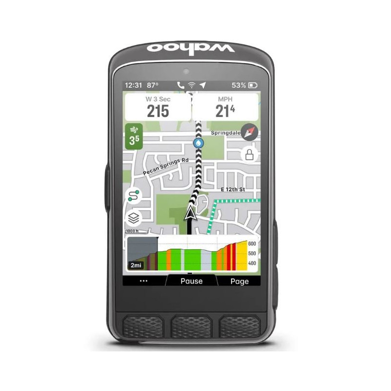 ciclocomputer wahoo elemnt ace gps antracite [wfcc7]