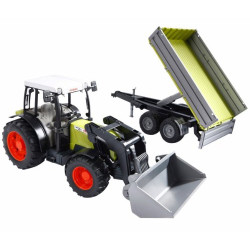 Bruder claas nectis 267f incl caricatore frontale + rimorchio [34812390]