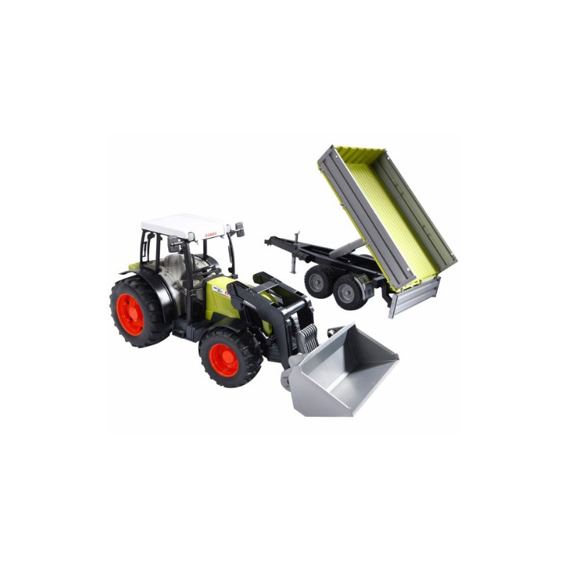 Bruder claas nectis 267f incl caricatore frontale + rimorchio [34812390]