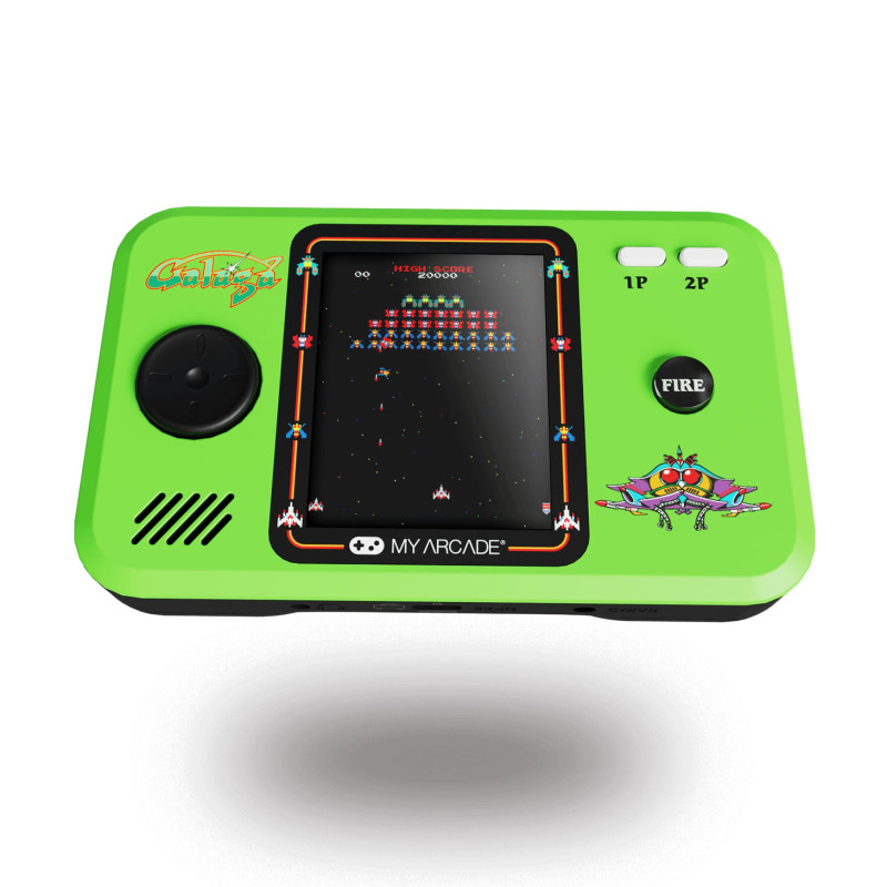 console my arcade pocket player pro galaga 2.75" multicolore