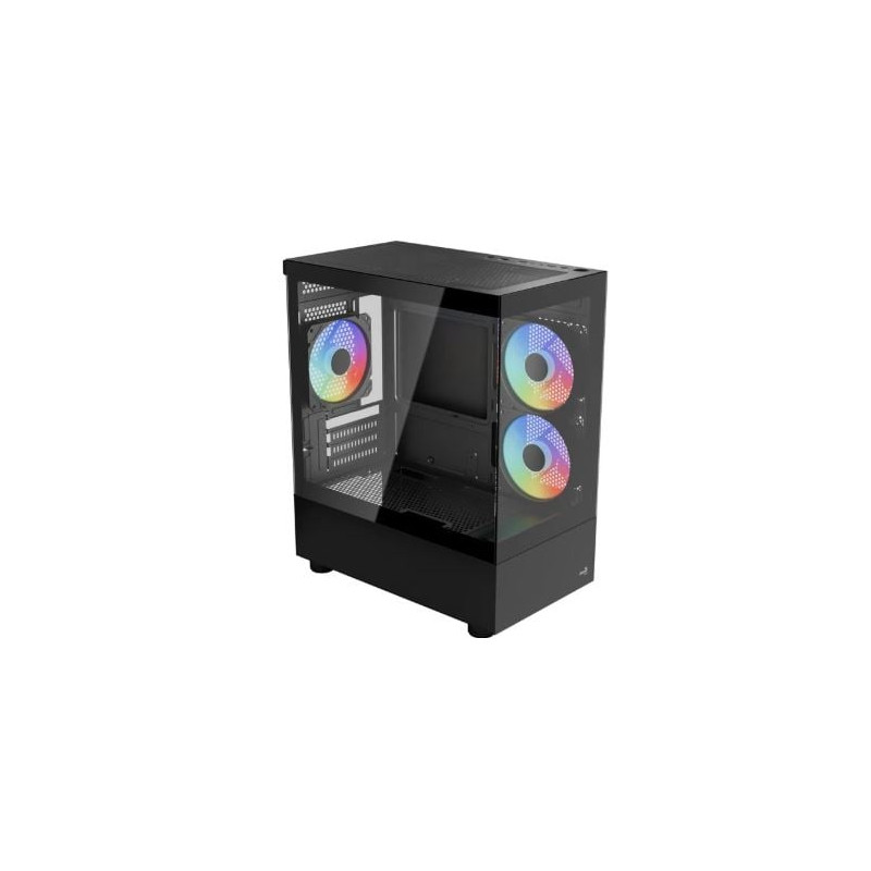 case aerocool viewport mini-g-bk-v4 argb mini-tower