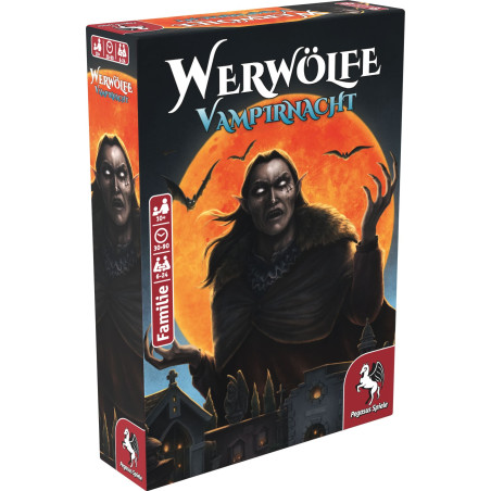 carta da gioco pegasus spiele licantropi notte dei vampiri multicolore