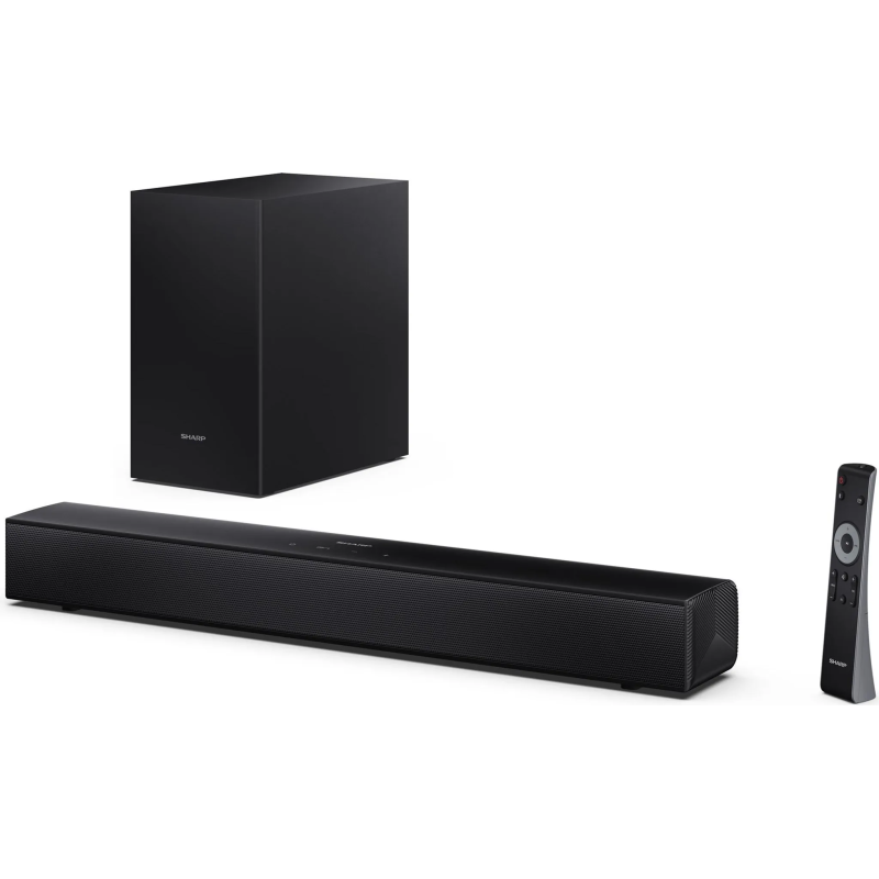 soundbar sharp ht-sbw121 con subwoofer wireless bluetooth 240w