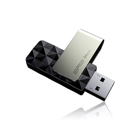 Pen drive 32gb silicon power usb 3.0 b30 black [sp032gbuf3b30v1k]