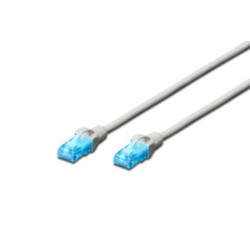 patchkabel digitus rj45 u/utp cat5e 10.00m grau hebelschutz [dk-1512-100]