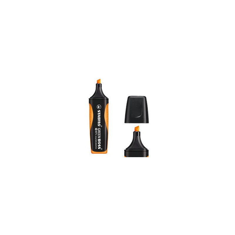 evidenziatore stabilo? green boss? 83recycled arancio [6070/54]