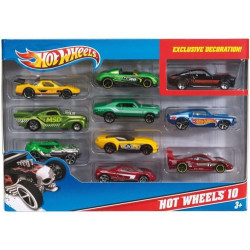 mattel 54886 hot wheels 10 pezzi [54886]