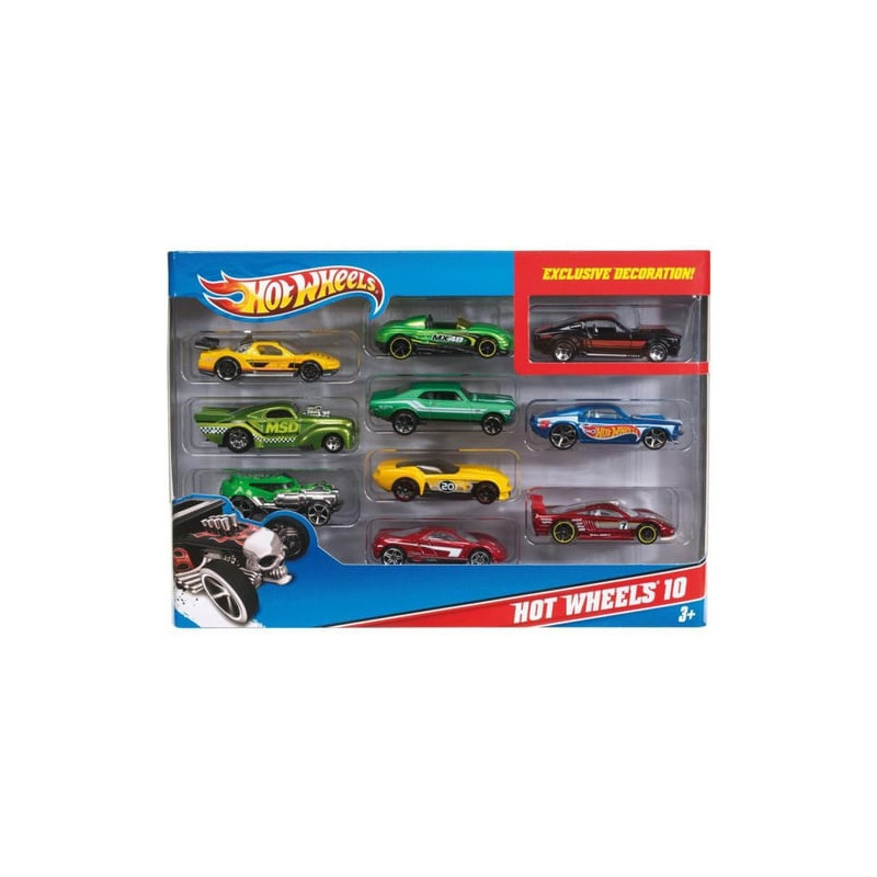 mattel 54886 hot wheels 10 pezzi [54886]