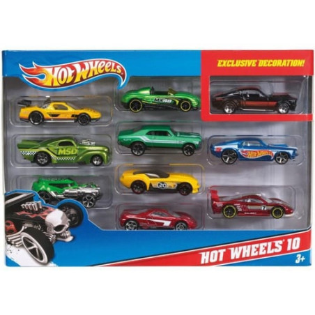 mattel 54886 hot wheels 10 pezzi [54886]
