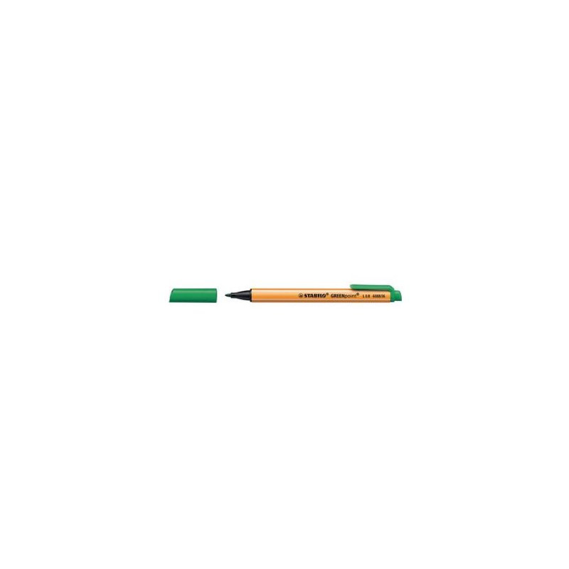 pennarello stabilo greenpoint 10pz verde [6088/36]