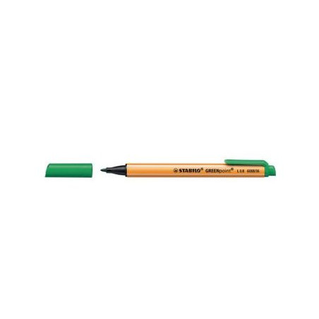 pennarello stabilo greenpoint 10pz verde [6088/36]