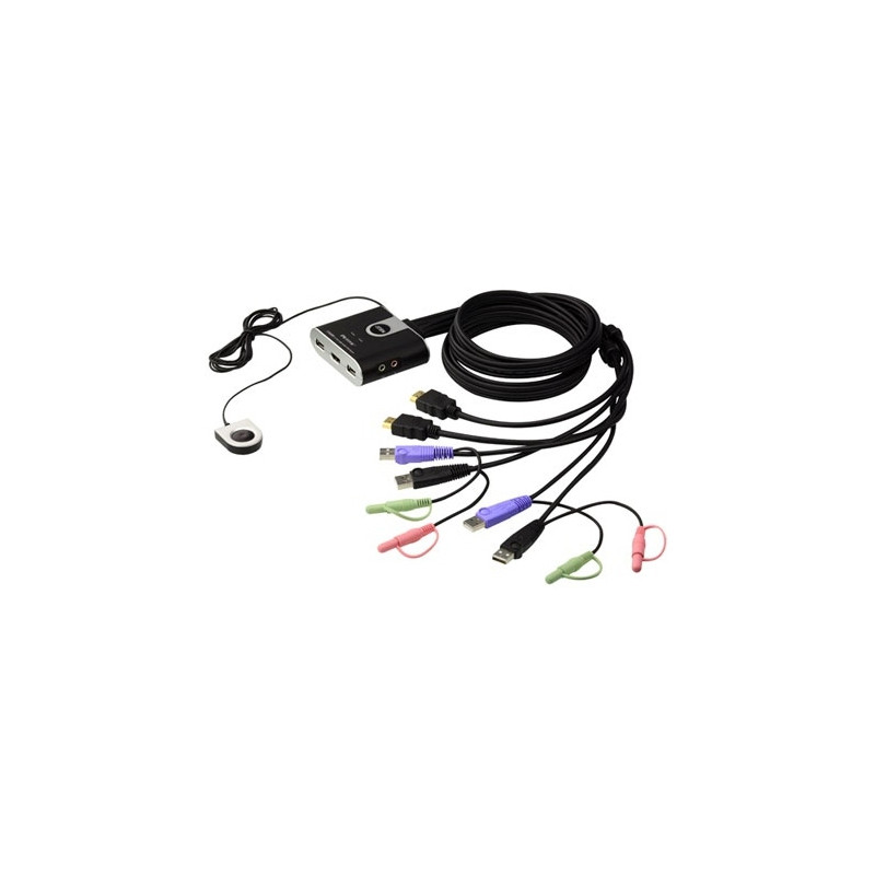 Switch kvm aten 2p. usb hdmi audio [cs692-at]
