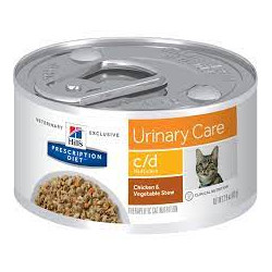 cibo umido per gatto hill's feline c/d urinary care stufato con