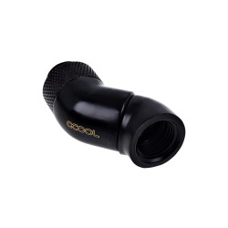 adattatore alphacool eiszapfen angolato 2x45 gradi nero [17250]