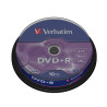 Confezione dvd+r verbatim 4.7gb 10pcs [43498]