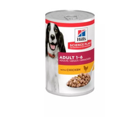 cibo umido per cani hill's science plan canine adult pollo 370g