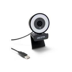 webcam dicota ringlight 5mp usb nero [uvdicbs00000001]