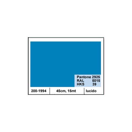 Rotolo pellicola adesiva dc-fix in plastica 45cm x 15m azzurro
