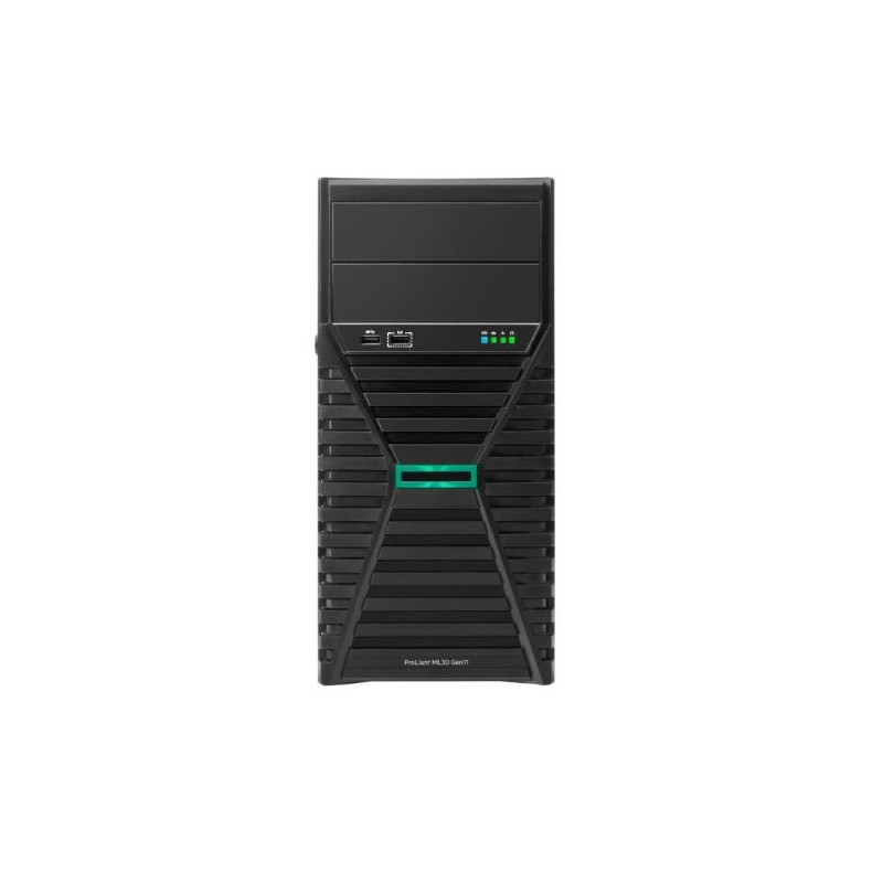 server hp ml30 gen11 e-2434 32gb/2x480gb/4u/5ghz/nero [rshpestml301105]