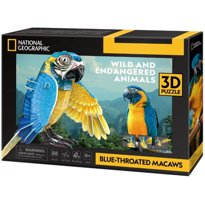 puzzle 3d cubic fun ara zaffiro multicolore 88pz [wzcubd0uh010977]