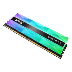 ram dimm ddr5 16gb adata lancer neon rgb 6400mhz cl32 1.4v nero [ax5u6400c3216g-clanrsg]