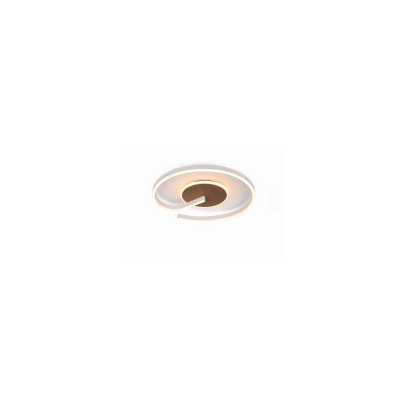 plafoniera a led trio calle 21w 2600lm ip20 caffe' [r63631165]