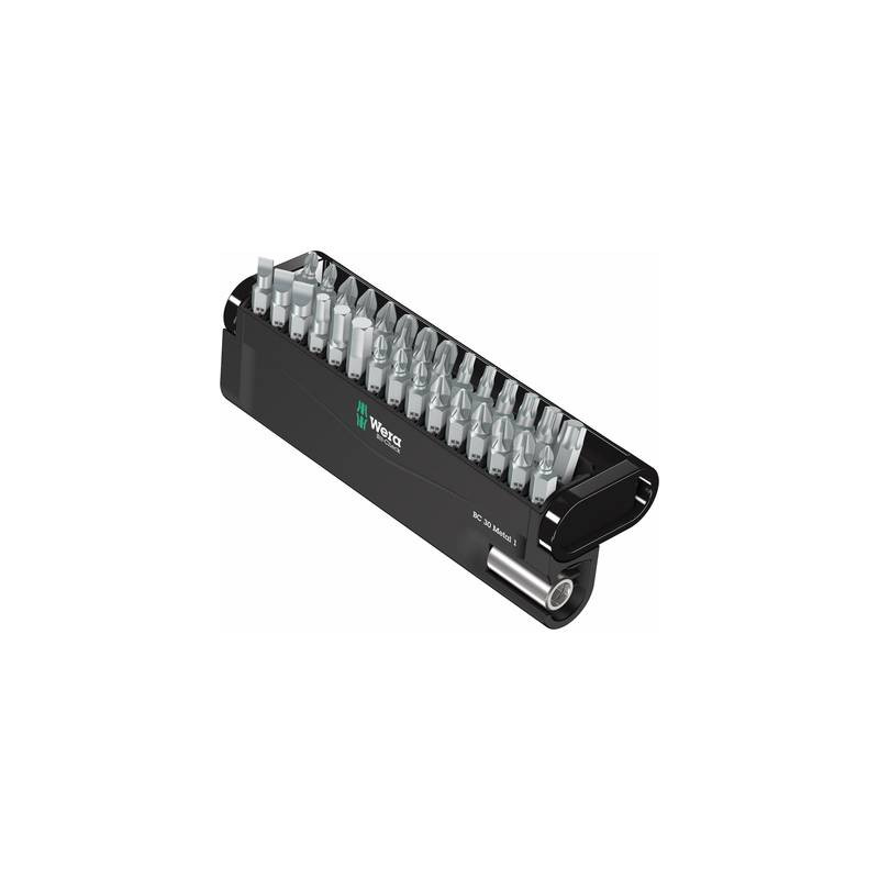 kit inserti di avvitamento 30 parti wera bit-check 30 metal 1