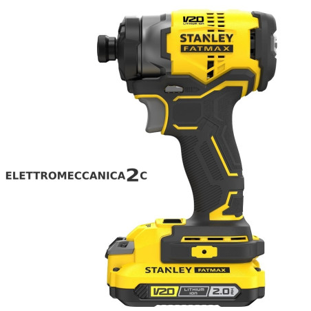 avvitatore ad impulsi stanley sfmcf820d2k-qw 18v 2x2ah brushless