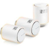 kit valvole termostatiche intelligenti netatmo per termosifoni bianco