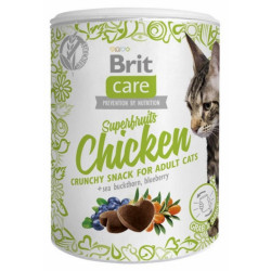 mangime brit care cat snack superfruits - snack croccanti per