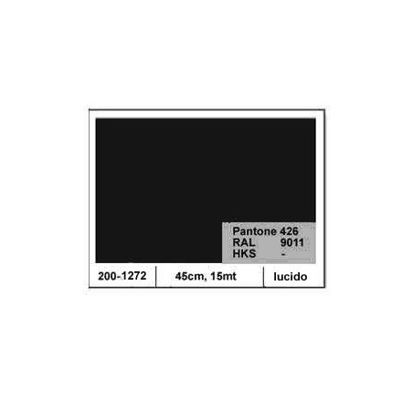 Rotolo pellicola adesiva dc-fix in plastica 45cm x 15m nero 126