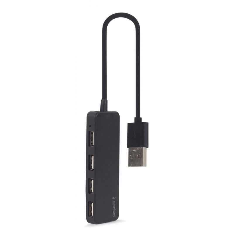 hub usb gembird 4 porte uhb-u2p4-06 nero [uhb-u2p4-06]