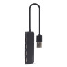 hub usb gembird 4 porte uhb-u2p4-06 nero [uhb-u2p4-06]