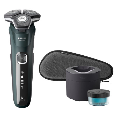 rasoio elettrico philips series 5000 verde/nero [s5884/50]