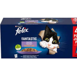 mangime umido purina nestle felix fantastic per gatto 44x85g